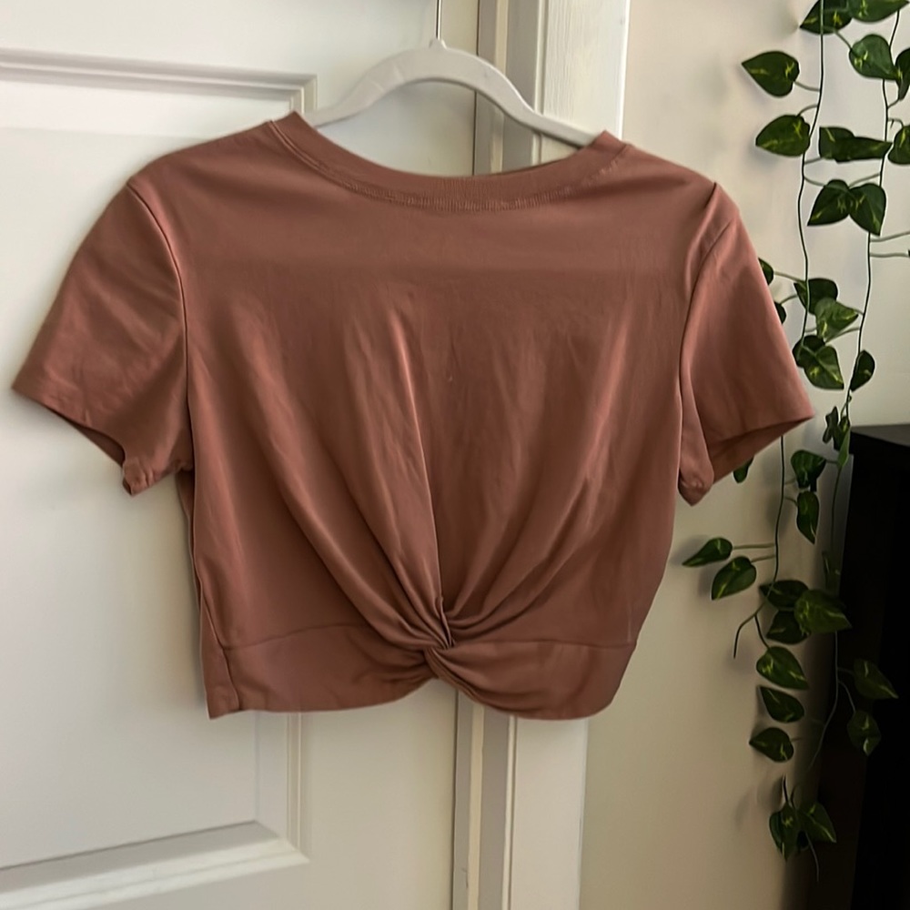 Shein Tie Knot Crop Top